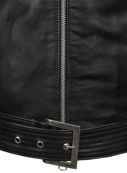 (image for) Thick Black Rachel G I Joe The Rise of Cobra Leather Jacket - Click Image to Close