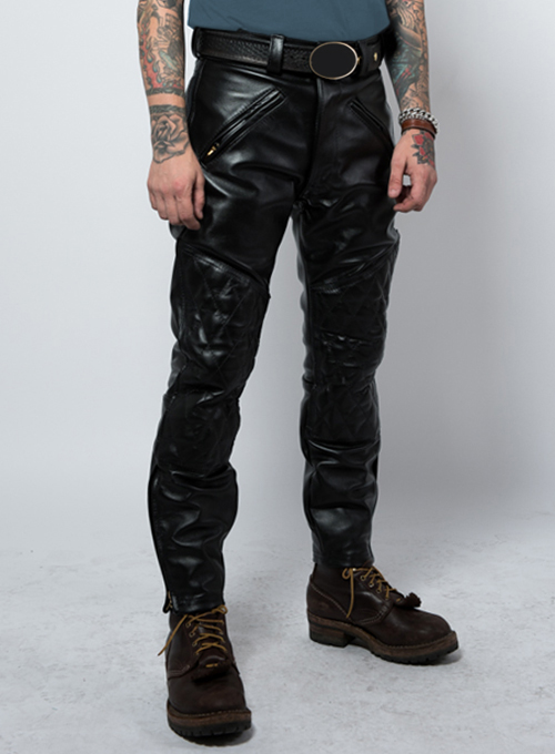 vintage leather pants mens