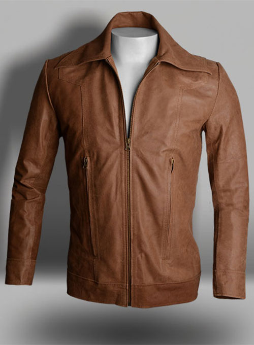 Lt Tan Hide X Men Days of Future Past Leather Jacket