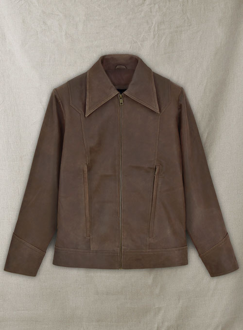 (image for) Vintage Brown Grain X Men Days of Future Past Leather Jacket - Click Image to Close