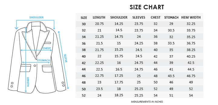 Sizing Chart : LeatherCult: Genuine Custom Leather Products, Jackets ...